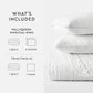 Lightweight Floral Stitch Quilted Coverlet Set