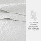 Lightweight Floral Stitch Quilted Coverlet Set