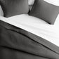 Lightweight Herringbone Stitch Quilted Coverlet Set
