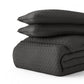 Lightweight Herringbone Stitch Quilted Coverlet Set