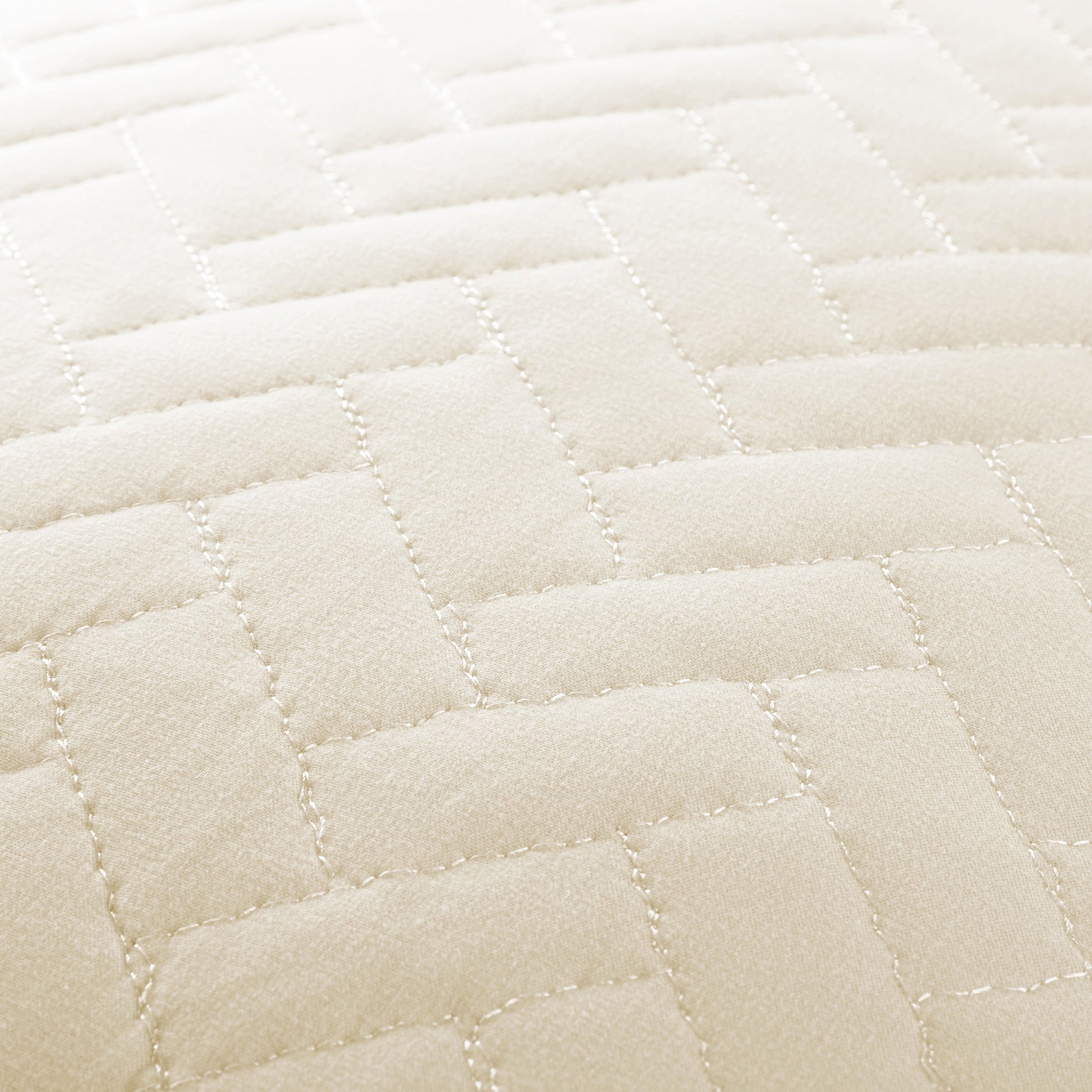 Lightweight Herringbone Stitch Quilted Coverlet Set
