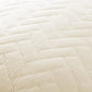 Lightweight Herringbone Stitch Quilted Coverlet Set