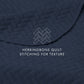 Lightweight Herringbone Stitch Quilted Coverlet Set