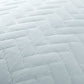 Lightweight Herringbone Stitch Quilted Coverlet Set