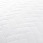 Lightweight Herringbone Stitch Quilted Coverlet Set