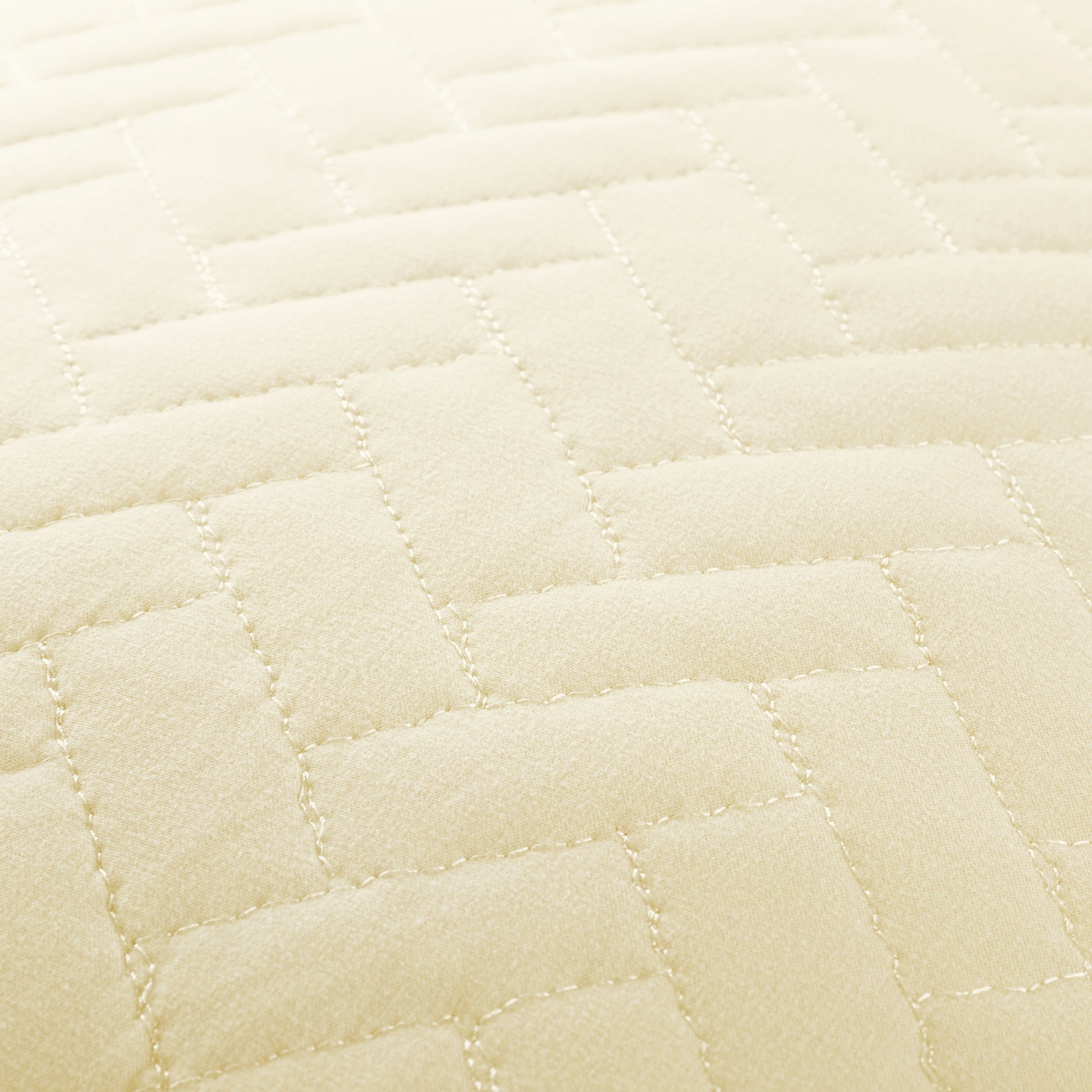 Lightweight Herringbone Stitch Quilted Coverlet Set