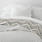 Painted Chevron Patterned Reversible Quilted Coverlet Set