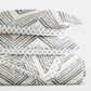 Painted Chevron Patterned Reversible Quilted Coverlet Set
