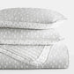 Neutral Dots Patterned Reversible Quilted Coverlet Set