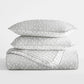 Neutral Dots Patterned Reversible Quilted Coverlet Set