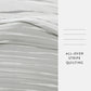 Horizon Patterned Reversible Quilted Coverlet Set