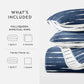 Horizon Patterned Reversible Quilted Coverlet Set
