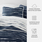 Horizon Patterned Reversible Quilted Coverlet Set