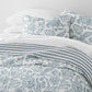 Jacobean Patterned Reversible Quilted Coverlet Set