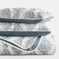 Classic Damask Patterned Reversible Quilted Coverlet Set