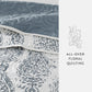 Classic Damask Patterned Reversible Quilted Coverlet Set