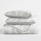 Classic Damask Patterned Reversible Quilted Coverlet Set