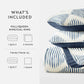 Distressed Diamond Patterned Reversible Quilted Coverlet Set