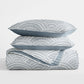 Scalloped Patterned Reversible Quilted Coverlet Set