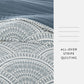 Scalloped Patterned Reversible Quilted Coverlet Set