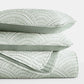 Scalloped Patterned Reversible Quilted Coverlet Set