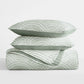 Scalloped Patterned Reversible Quilted Coverlet Set