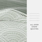 Scalloped Patterned Reversible Quilted Coverlet Set
