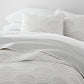 Scalloped Patterned Reversible Quilted Coverlet Set