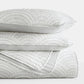 Scalloped Patterned Reversible Quilted Coverlet Set