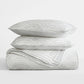 Scalloped Patterned Reversible Quilted Coverlet Set