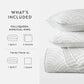 Scalloped Patterned Reversible Quilted Coverlet Set