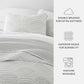 Scalloped Patterned Reversible Quilted Coverlet Set