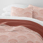 Scalloped Patterned Reversible Quilted Coverlet Set