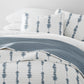 Shibori Aesthetic Patterned Reversible Quilted Coverlet Set