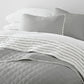 Summer Stripes Patterned Reversible Quilted Coverlet Set
