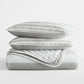 Summer Stripes Patterned Reversible Quilted Coverlet Set
