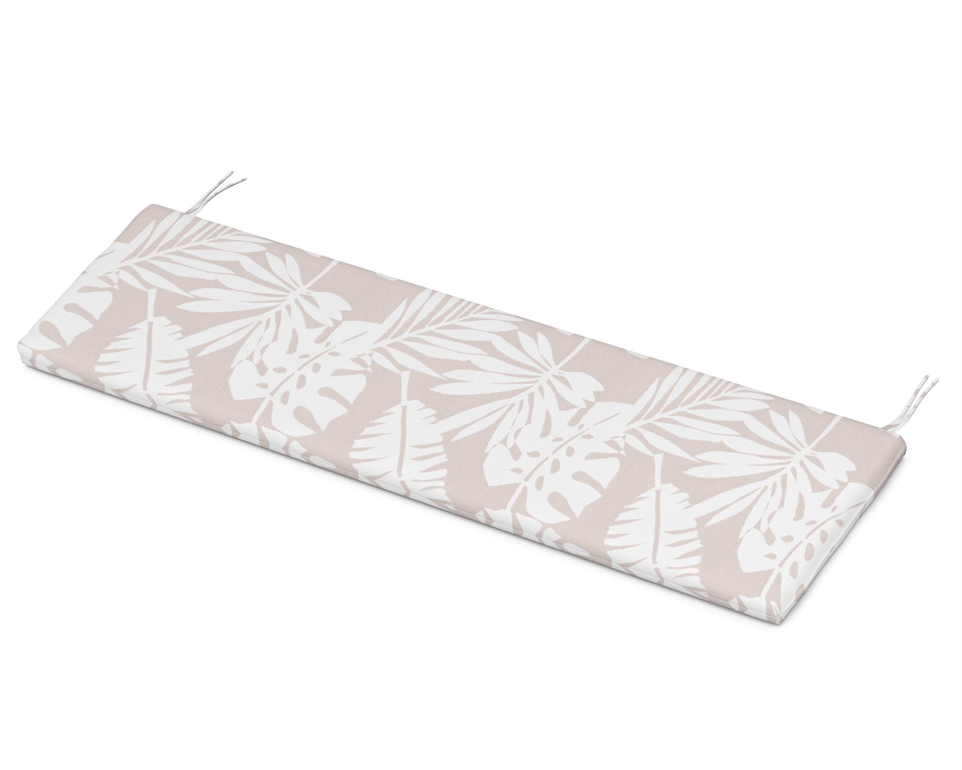 POLYWOOD Bench Seat Cushion - 17.5"D x 55"W x 2.5"H — Leaf Dune Burlap