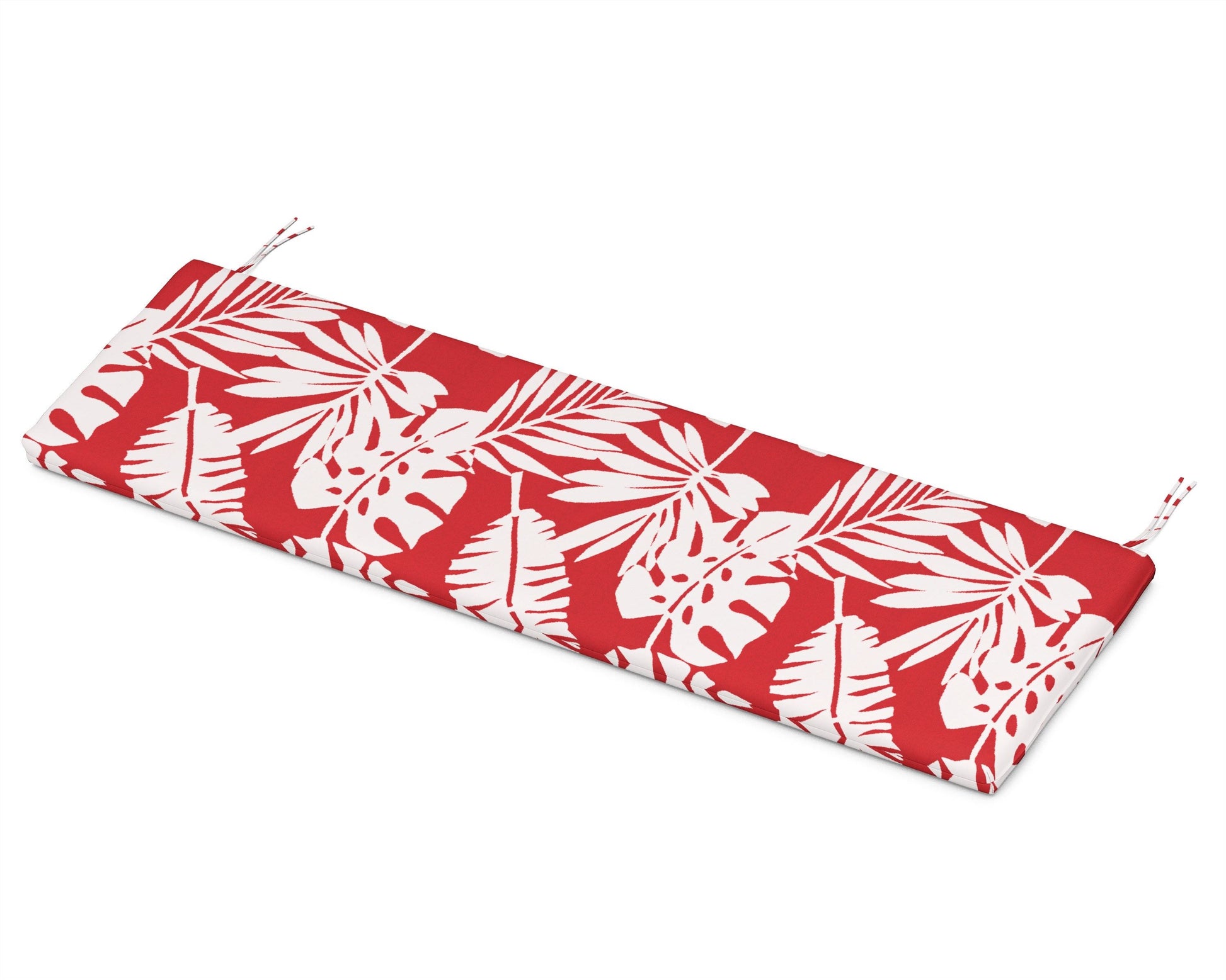 POLYWOOD Bench Seat Cushion - 17.25"D x 68.5"W x 2.5"H — Leaf Crimson