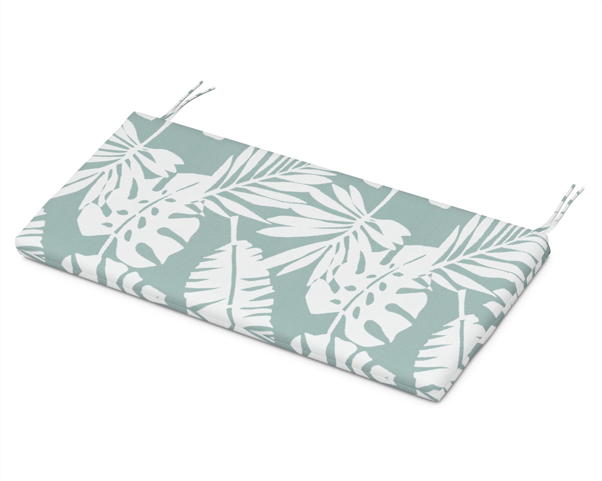 POLYWOOD Bench Seat Cushion - 17.25"D x 44.5"W x 2.5"H — Leaf Glacier Spa
