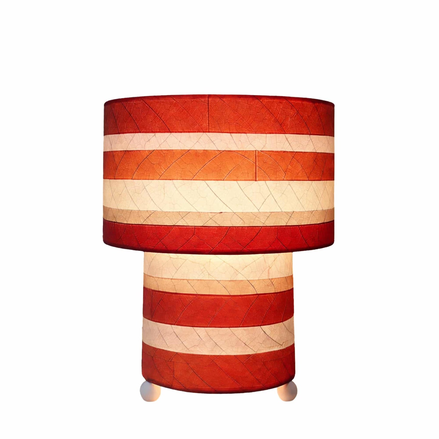 Striped Mushroom Table Lamp