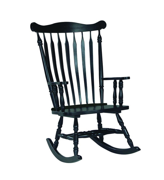 Home Accents - Colonial Rocker in Antique Black