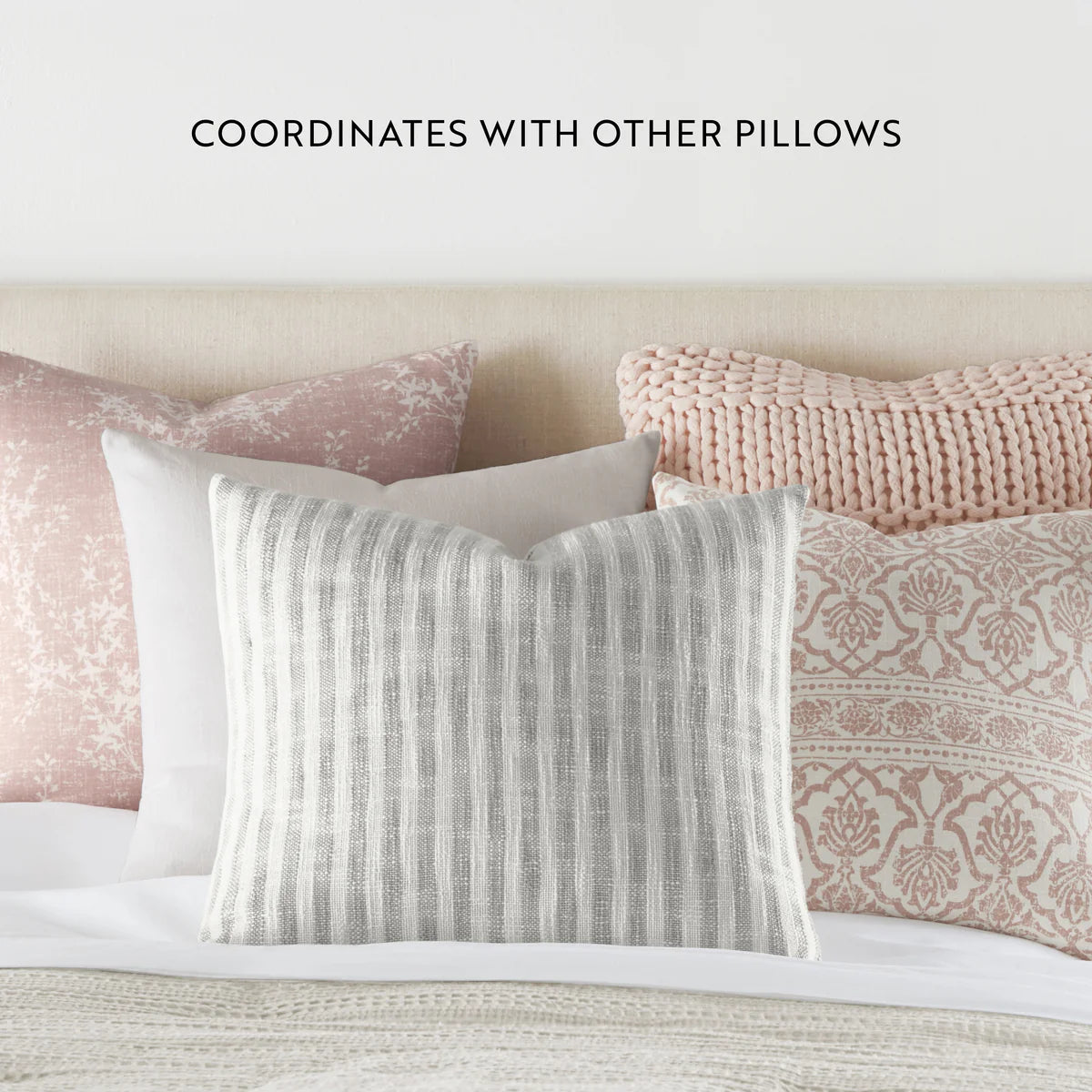 Willow Elegant Cotton Decor Throw Pillow Cover