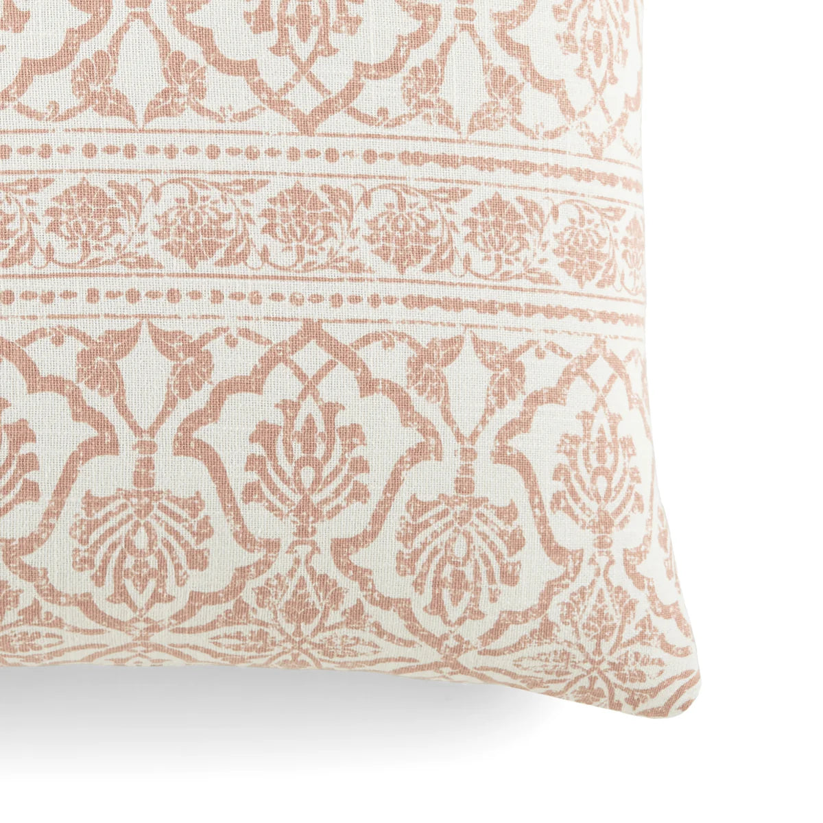 Antique Floral Elegant Cotton Decor Throw Pillow Cover