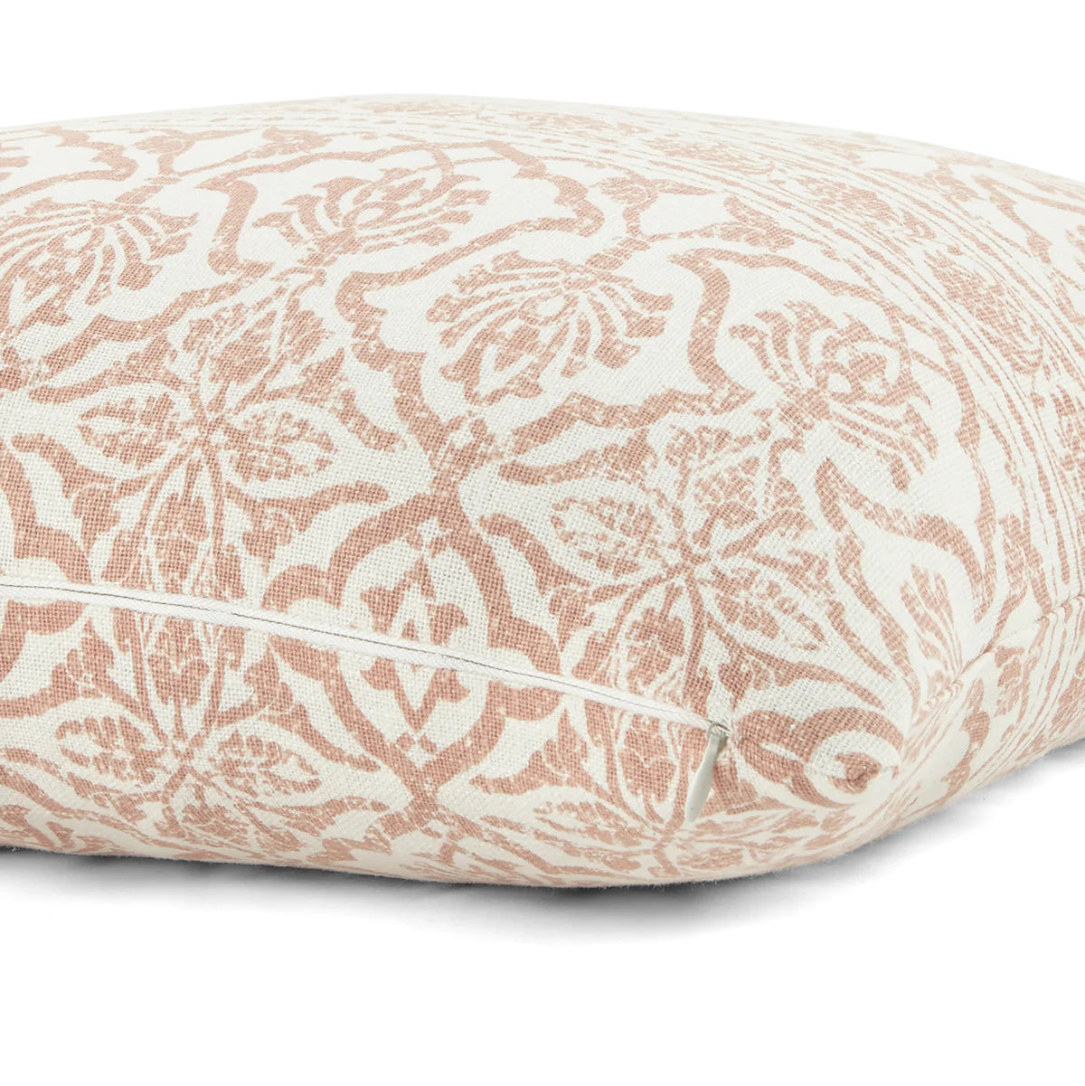 Antique Floral Elegant Cotton Decor Throw Pillow Cover