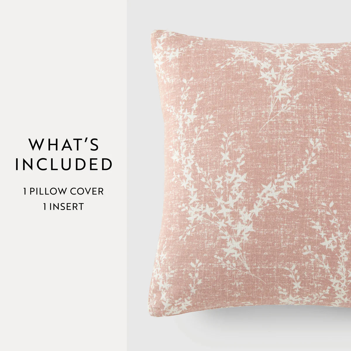 Willow Elegant Cotton Decor Throw Pillow Cover