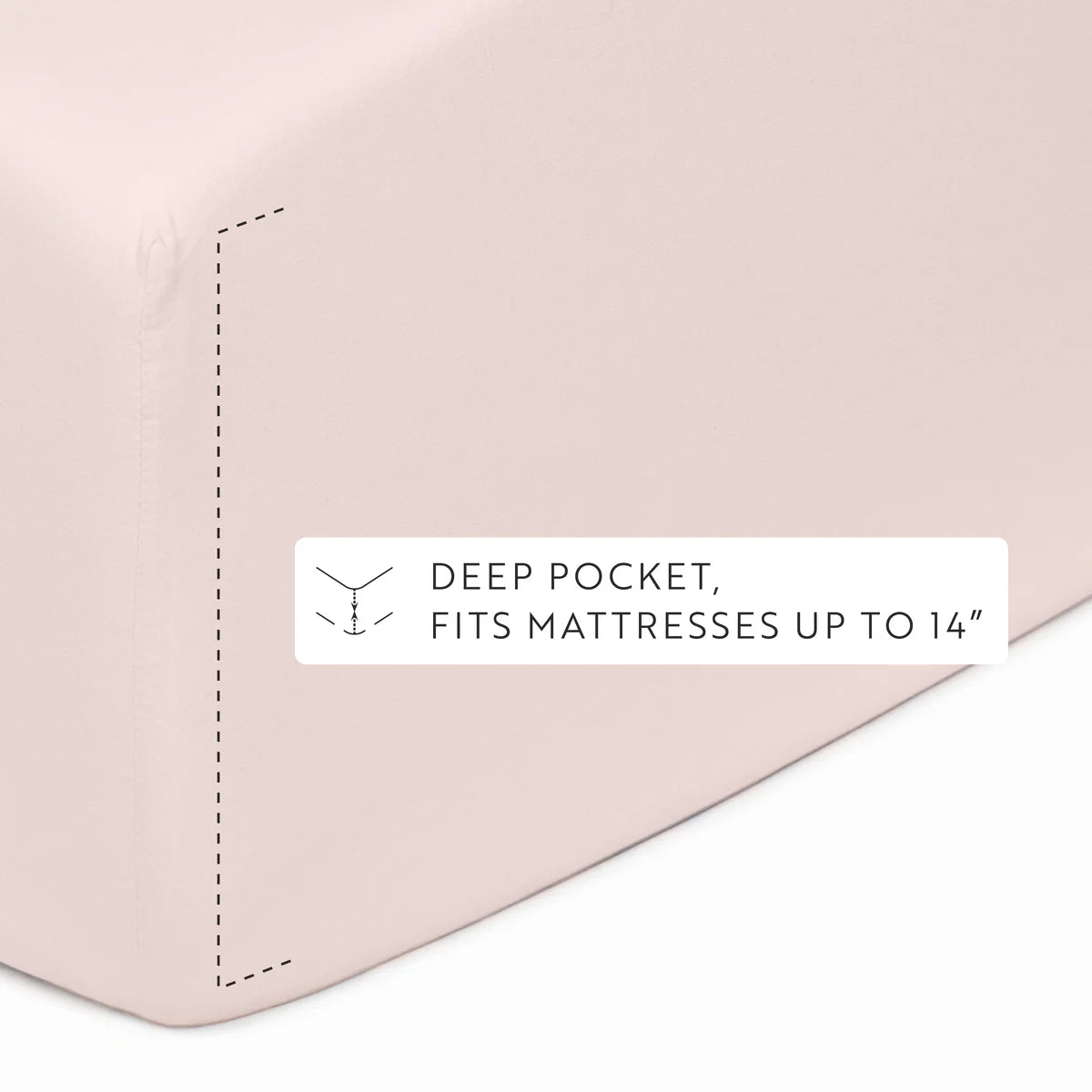 4-Piece 100% Cotton Percale Sheet Set