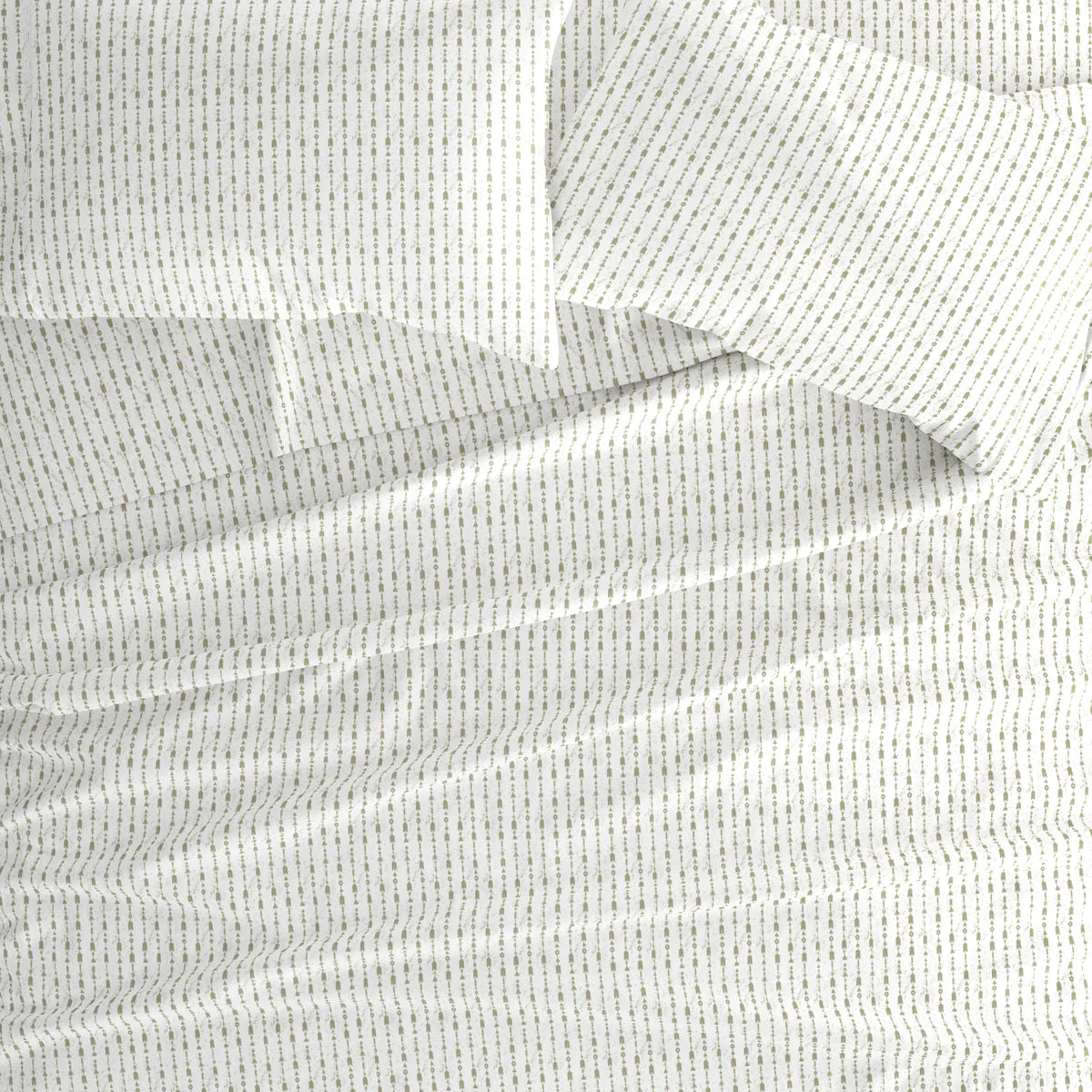 Beaded Arrows 4-Piece Patterned Sheet Set