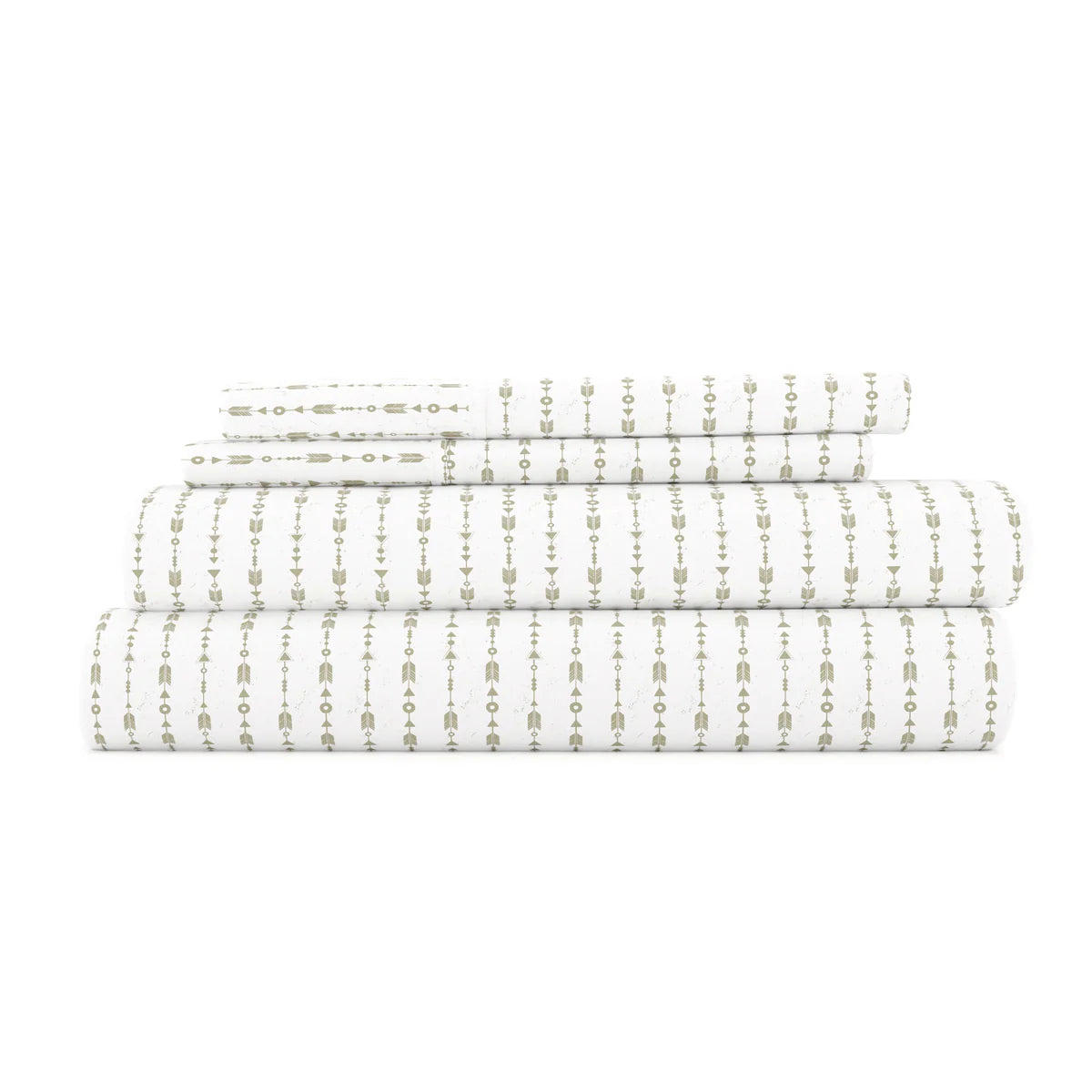 Beaded Arrows 4-Piece Patterned Sheet Set