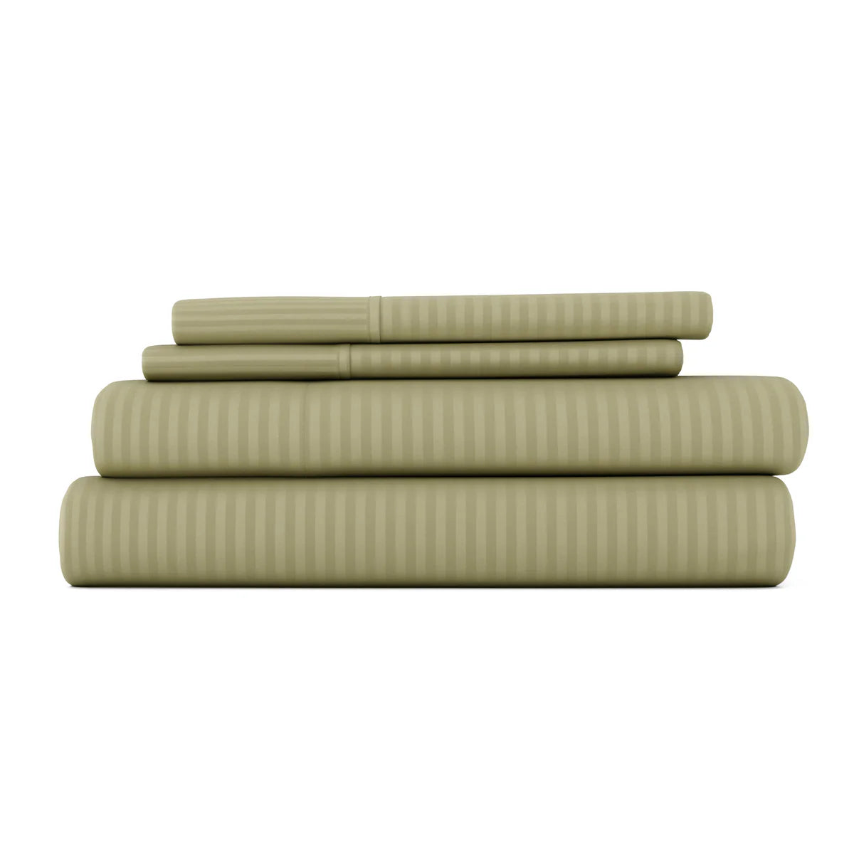 Stripes Embossed 4-Piece Sheet Set