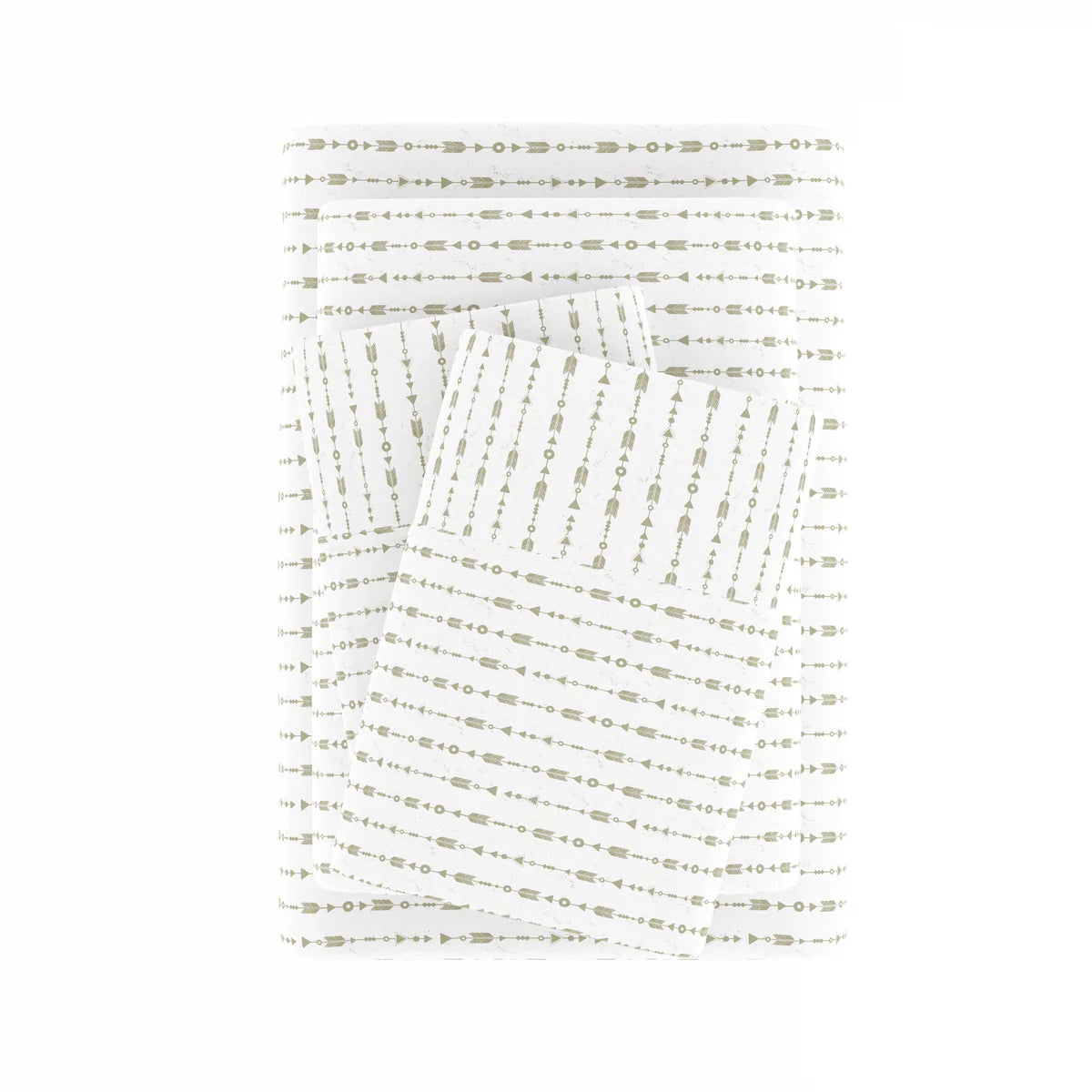 Beaded Arrows 4-Piece Patterned Sheet Set